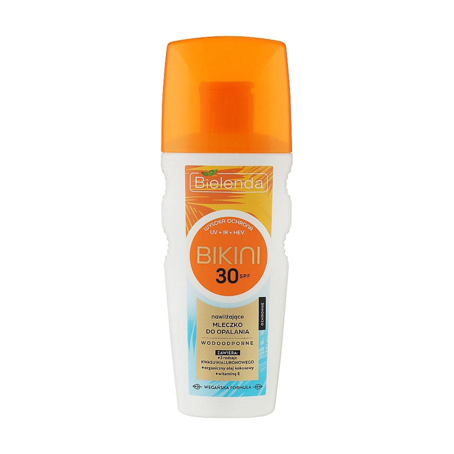 Уцінка! Зволожувальний сонцезахисний лосьйон для засмаги Bielenda Bikini Sun Lotion SPF 30, 175 мл